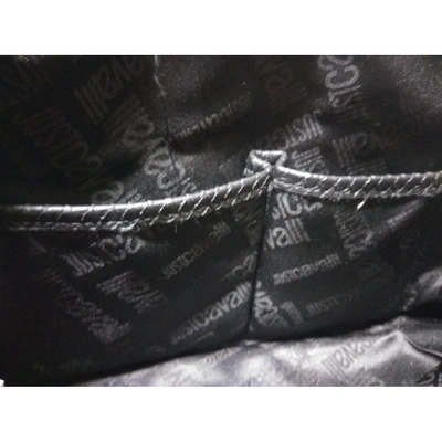 Pre-owned Just Cavalli Cloth Handbag In Black