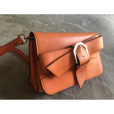 Pre-owned Viktor & Rolf Leather Handbag In Orange