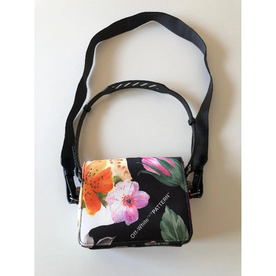 Pre-owned Off-white Binder Multicolour Silk Handbag