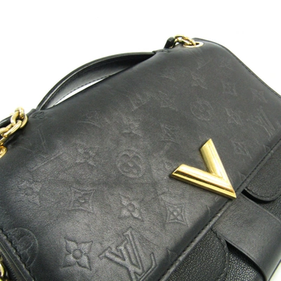Pre-owned Louis Vuitton Very Black Leather Handbag
