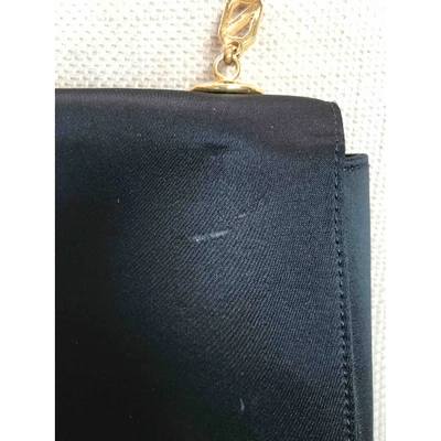 Pre-owned Versus Cloth Handbag In Black