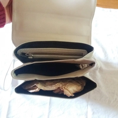 Pre-owned Giuliano Fujiwara Leather Handbag In Beige