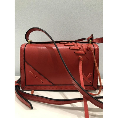 Pre-owned Loewe Red Leather Handbags