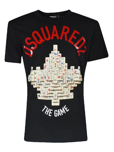 Shop Dsquared2 The Game Logo Printed T-shirt