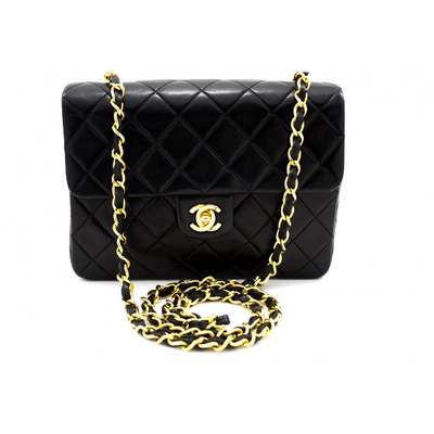 Pre-owned Chanel Timeless/classique Black Leather Handbag