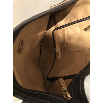 Pre-owned Loewe Handbag In Camel