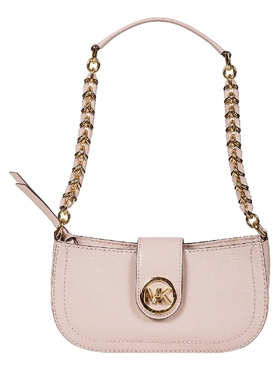 Michael Kors Carmen Extra-small Saffiano Leather Shoulder Bag In