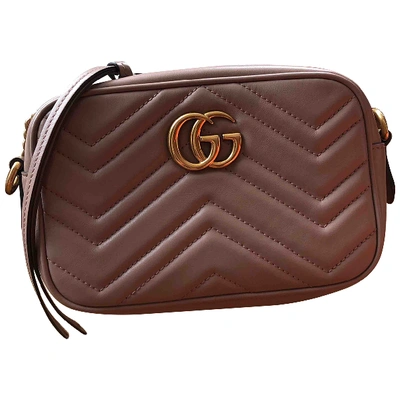Pre-owned Gucci Leather Handbags In Other