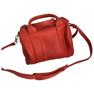 Pre-owned Alexander Wang Rocco Red Leather Handbag