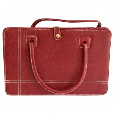 Pre-owned Pierre Balmain Tote In Red