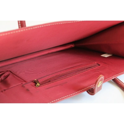 Pre-owned Pierre Balmain Tote In Red