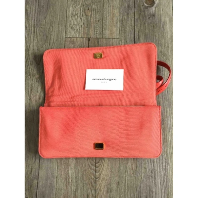 Pre-owned Emanuel Ungaro Mini Bag In Red