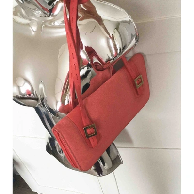 Pre-owned Emanuel Ungaro Mini Bag In Red