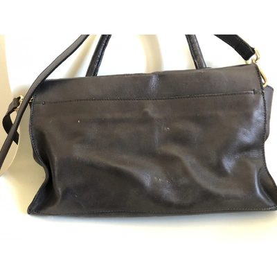 Pre-owned Merci Grey Leather Handbag