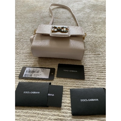 Pre-owned Dolce & Gabbana Millenials Pink Leather Handbag