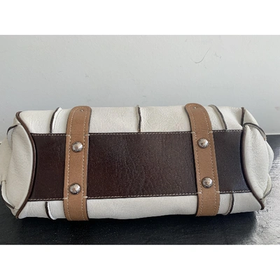 Pre-owned Barbara Bui White Leather Handbag