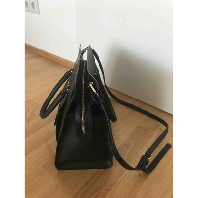 Pre-owned Furla Metropolis Black Leather Handbag