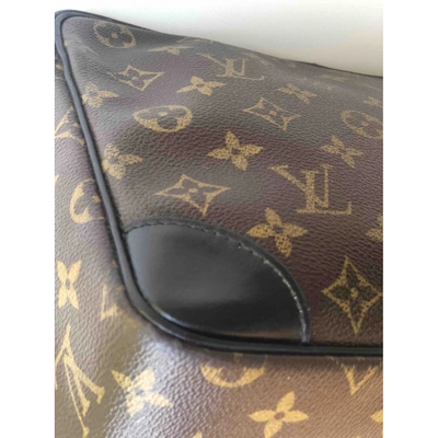 Pre-owned Louis Vuitton Nile Brown Cloth Travel Bag