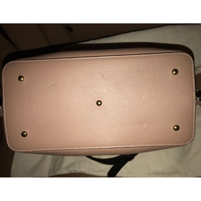 Pre-owned Valentino Garavani Vring Leather Crossbody Bag In Pink