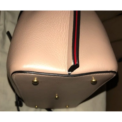 Pre-owned Valentino Garavani Vring Leather Crossbody Bag In Pink