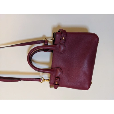 Pre-owned Burberry Leather Handbags In Other