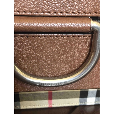 Pre-owned Burberry The D-ring Brown Leather Handbag