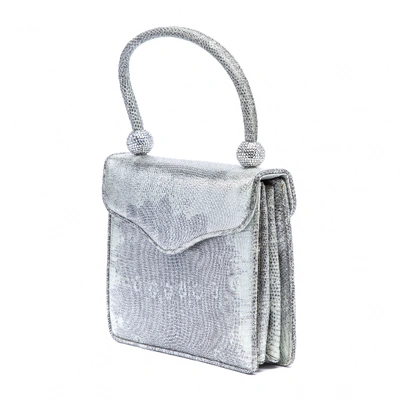 Pre-owned Judith Leiber Silver Leather Handbag