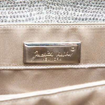 Pre-owned Judith Leiber Silver Leather Handbag