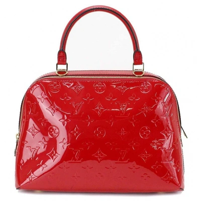 Pre-owned Louis Vuitton Red Patent Leather Handbags