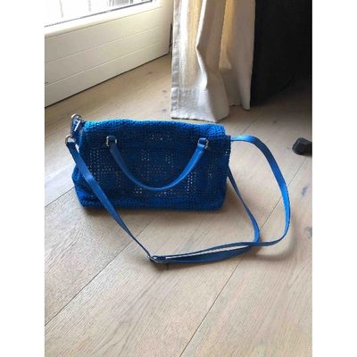 Pre-owned Zanellato Blue Cotton Handbag