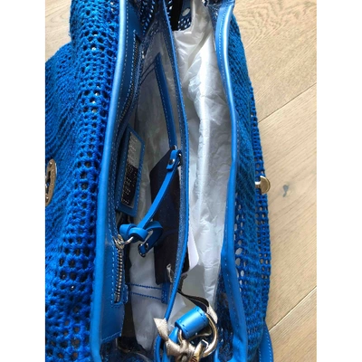 Pre-owned Zanellato Blue Cotton Handbag