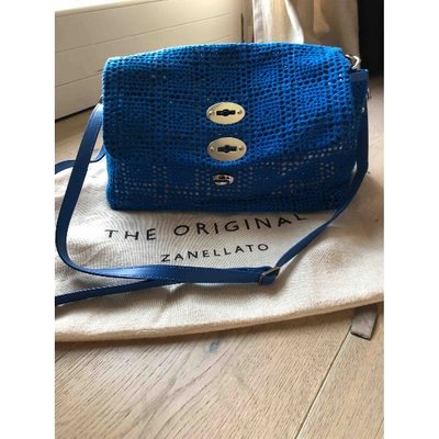 Pre-owned Zanellato Blue Cotton Handbag