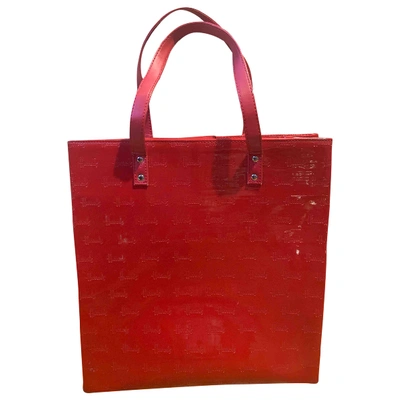Pre-owned Harrods Red Patent Leather Handbag