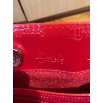 Pre-owned Harrods Red Patent Leather Handbag