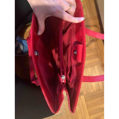 Pre-owned Harrods Red Patent Leather Handbag