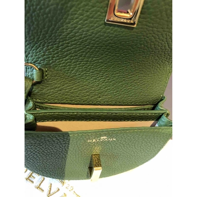 Mutin leather crossbody bag Delvaux Green in Leather - 37301371