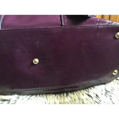 Pre-owned Saint Laurent Muse Patent Leather Handbag