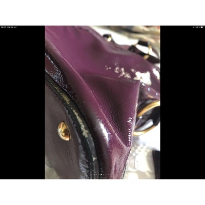 Pre-owned Saint Laurent Muse Patent Leather Handbag