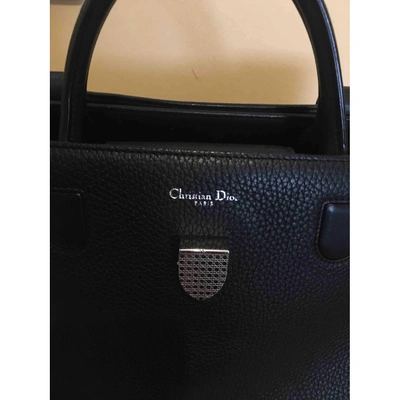 Pre-owned Dior Ever Leather Handbag In Black