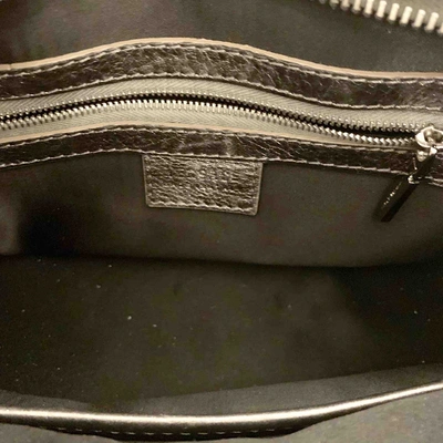 Pre-owned Versace Metallic Leather Handbag