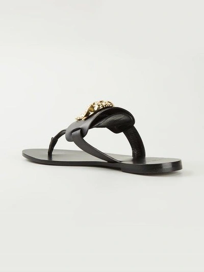 Shop Versace Medusa Sandals