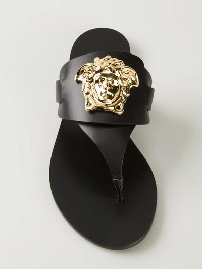 Shop Versace Medusa Sandals