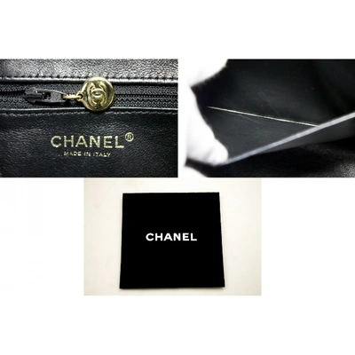 Pre-owned Chanel Médaillon Black Leather Handbag