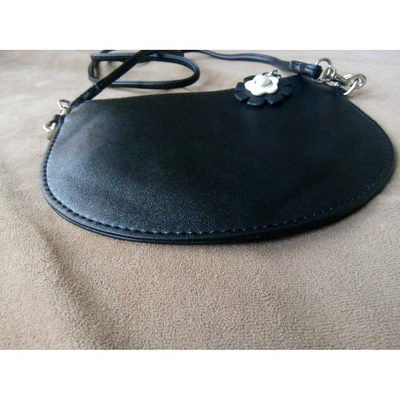 Pre-owned Zac Posen Black Leather Clutch Bag
