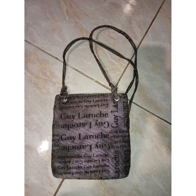 Pre-owned Guy Laroche Cloth Mini Bag In Grey