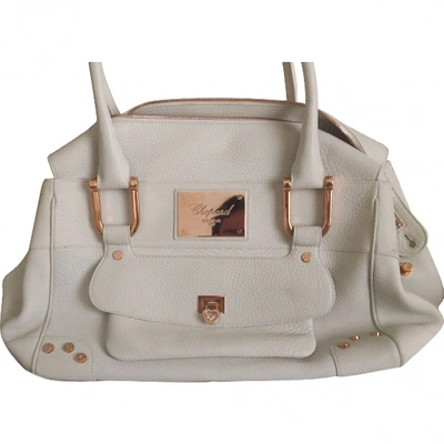 Pre-owned Chopard Leather Handbag In White