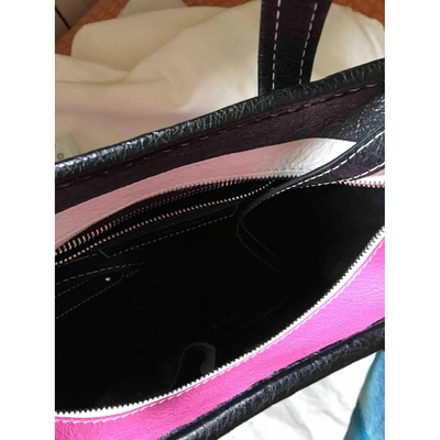 Pre-owned Balenciaga Bazar Bag Pink Leather Handbag