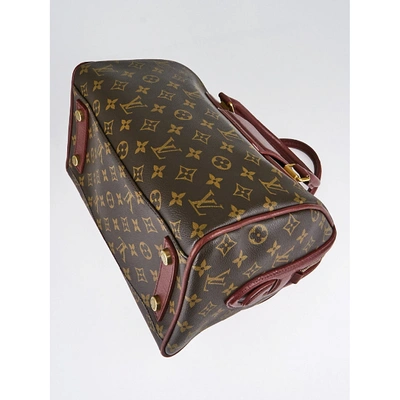 Pre-owned Louis Vuitton Speedy Burgundy Cloth Handbag