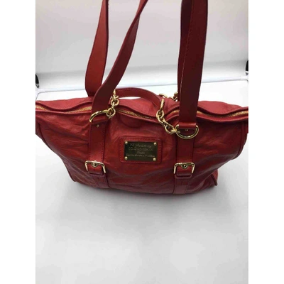 Pre-owned Dolce & Gabbana Leather Handbag In Red
