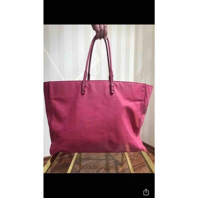 Pre-owned Balenciaga Papier Pink Leather Handbag